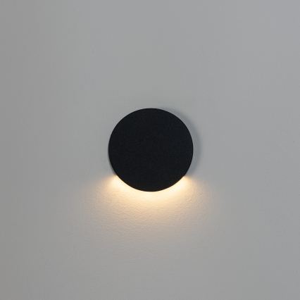 LED svetlo za stepenište MAGNIK LED/1,7W/230V 2700/3300/3900/4600/5700K crno okruglo
