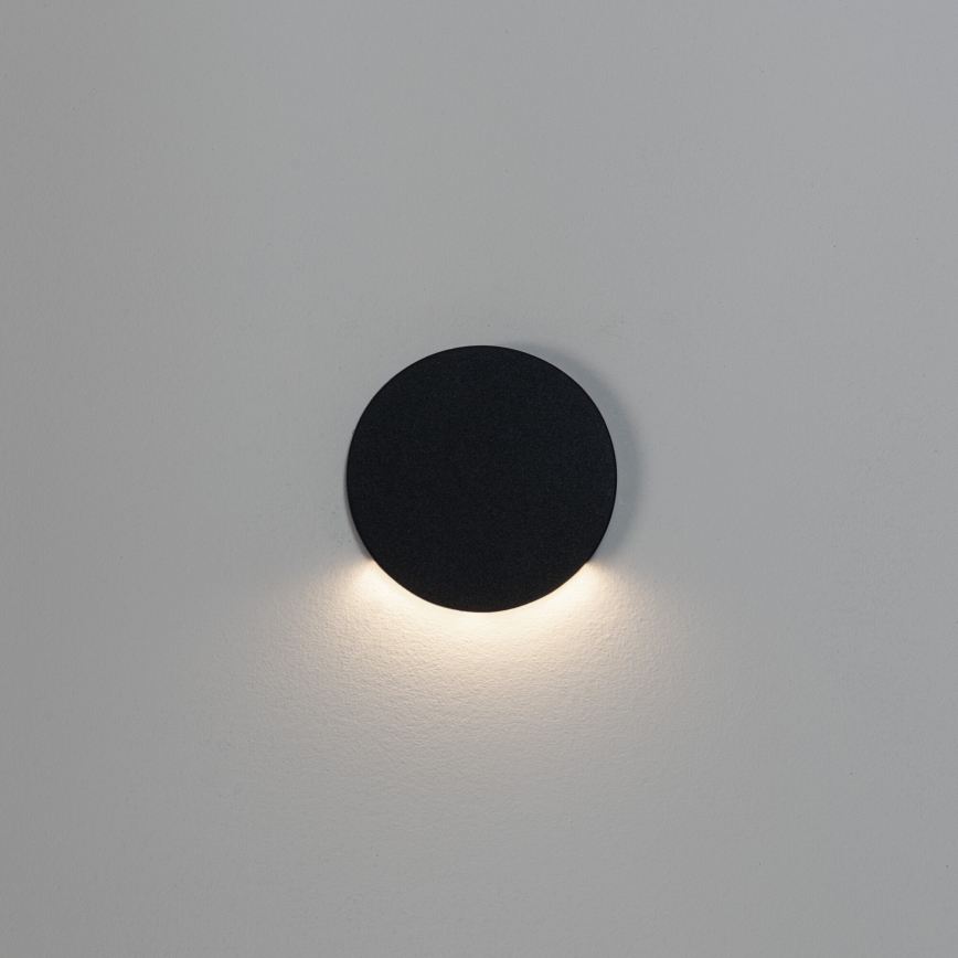 LED svetlo za stepenište MAGNIK LED/1,7W/230V 2700/3300/3900/4600/5700K crno okruglo