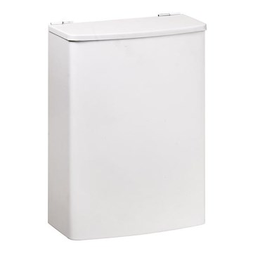 Kanta 19x26,5 cm nerđajući čelik/bela