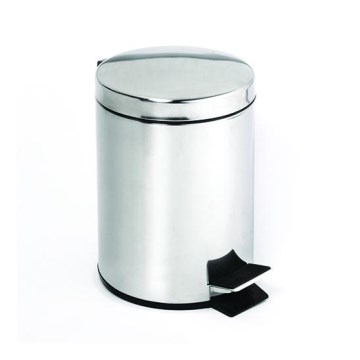 Kanta za otpatke 30x45 cm, nerđajući čelik/srebrna