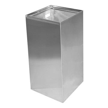 Kanta za otpatke 30x60 cm inox/srebrna