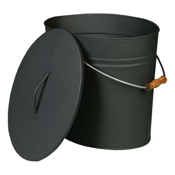 Kanta za pepeo sa poklopcem, 15 l, antracit