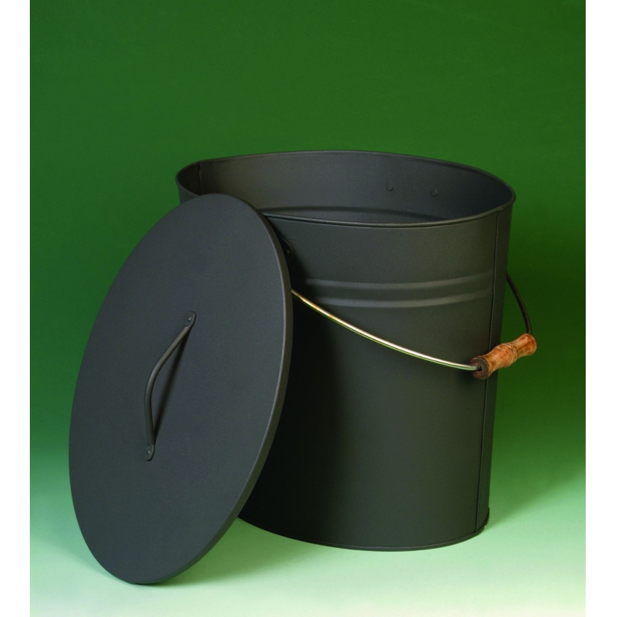 Kanta za pepeo sa poklopcem, 15 l, antracit