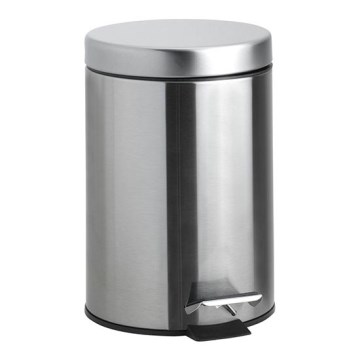 Kanta za smeće 17 x 25,5 cm, nerđajući čelik/srebrna