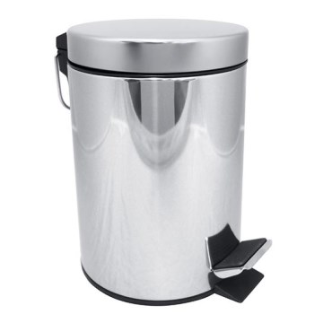 Kanta za smeće 17x25,5 cm nerđajući čelik/srebrna