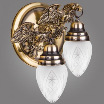 Kemar OK60/2/P - Zidna svetiljka OURO EAGLE 2xE27/60W/230V