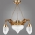 Kemar OW30 - luster OURO EAGLE 3xE27/60W + 1xE27/100W/230V