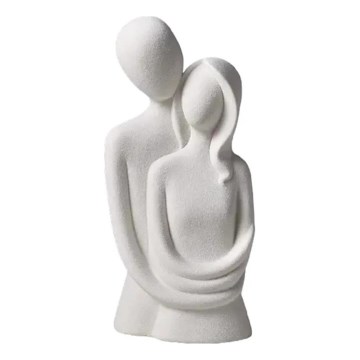 Keramička stolna dekoracija 21x8,5x10 cm bela
