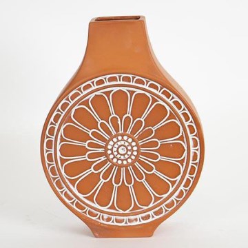 Keramička vaza 28,7x21,3x8,1 cm ciglasta