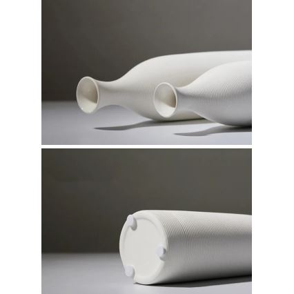 Keramička vaza, 33 cm, bela