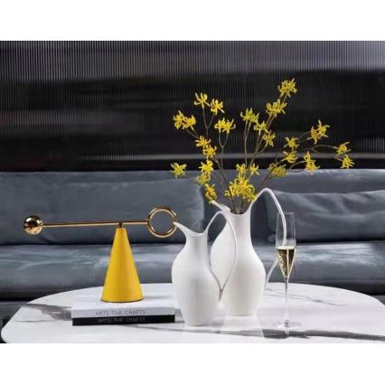 Keramička vaza 33x17x19 cm, bela