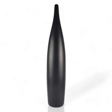 Keramička vaza 70 cm, mat crne boje