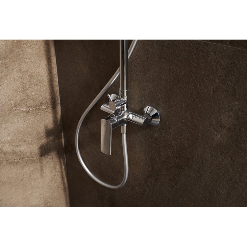 KFA Armatura 4426-910-00 - Tuš set sa baterijom AGAT, sjajni hrom