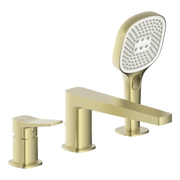 KFA Armatura 4525-210-31 - Slavina za kadu 3-otvorna MALAGA, brušeno zlato