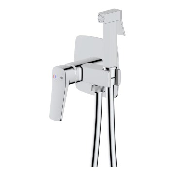 KFA Armatura 4529-512-00 - Bide baterija sa ručnim tušem za podžbuknu ugradnju MALAGA, sjajni hrom