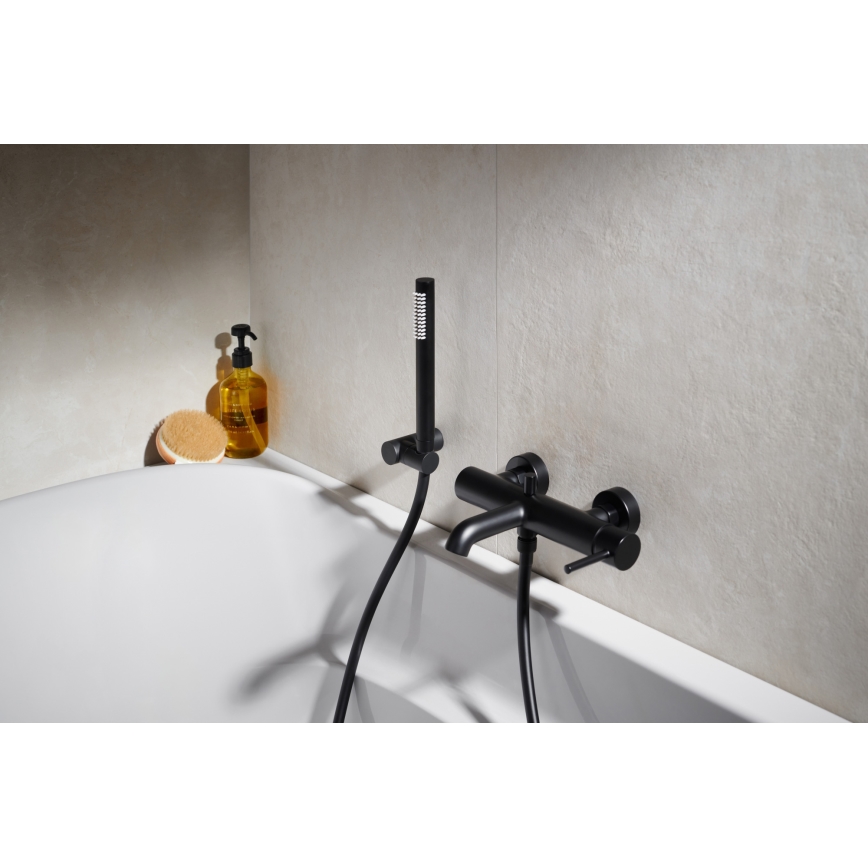 KFA Armatura 5034-520-81 - Set za kadu sa MOZA baterijom, mat crna