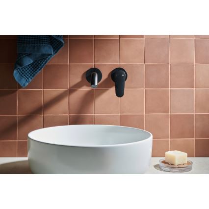 KFA Armatura 5559-810-81 - Baterija za umivaonik za podžbuk montažu OTAVA mat crna