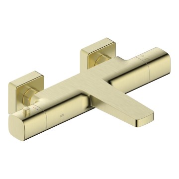 KFA Armatura 5754-010-31 - Termostatska baterija za kadu MALAGA, brušeno zlato