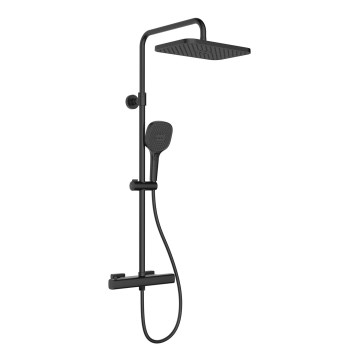 KFA Armatura 5756-910-81 - Tuš set sa termostatskom baterijom MALAGA crna