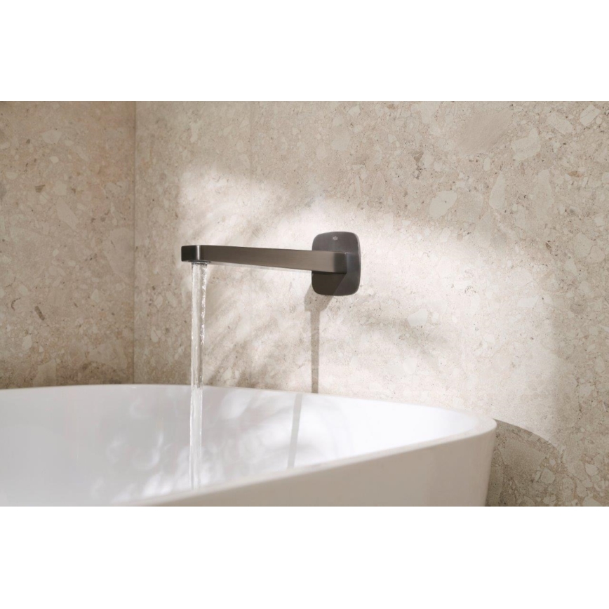 KFA Armatura 836-007-61 - Izlivna cev za podžbuknu ugradnju MALAGA metalik siva