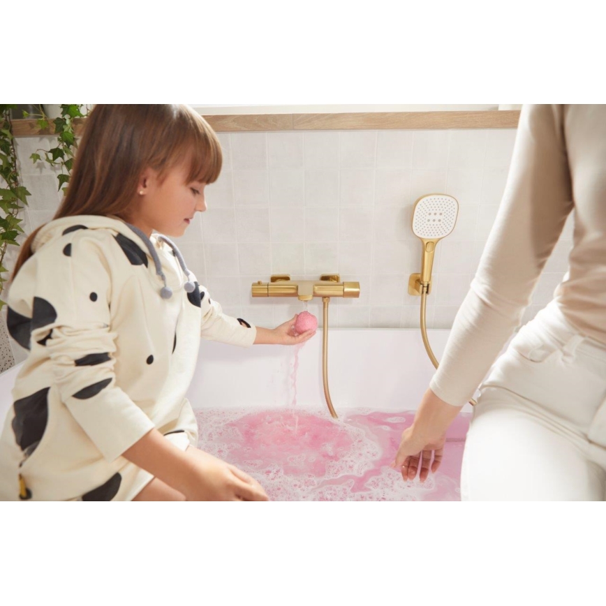 KFA Armatura 841-255-31 - Komplet za tuš MALAGA, brušeno zlato