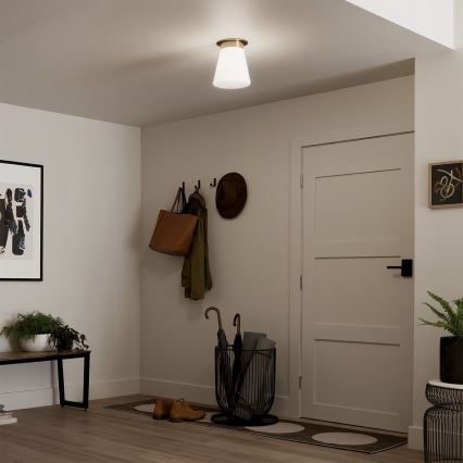 Kichler - Plafonsko svetlo ALBERS 1xE27/40W/230V prečnik 21,6 cm, bronza