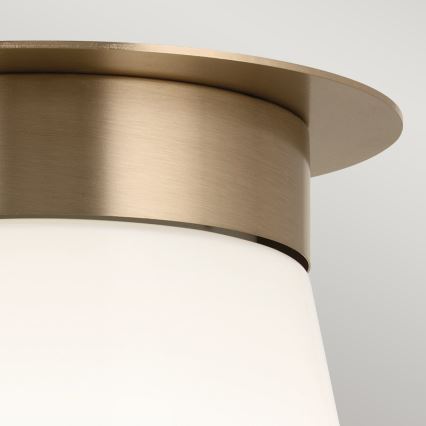 Kichler - Plafonsko svetlo ALBERS 1xE27/40W/230V prečnik 21,6 cm, bronza