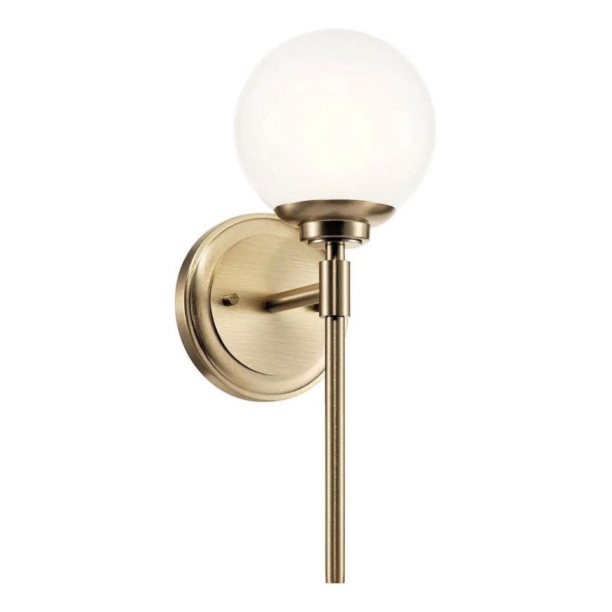 Kichler - LED kupatilsko zidno svetlo BENNO 1xG9/3W/230V IP44 mesing