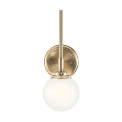 Kichler - LED kupatilsko zidno svetlo BENNO 1xG9/3W/230V IP44 mesing