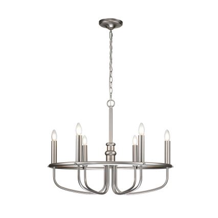 Kichler - Luster na lancu CAPITOL HILL 6xE14/40W/230V matni hrom