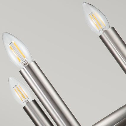 Kichler - Luster na lancu CAPITOL HILL 6xE14/40W/230V matni hrom