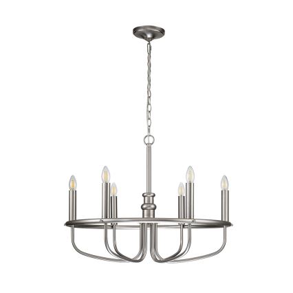 Kichler - Luster na lancu CAPITOL HILL 6xE14/40W/230V matni hrom