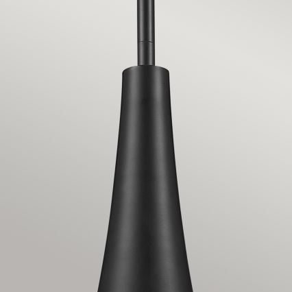 Kichler - Luster na stalku DEELA 1xE27/60W/230V prečnik 17,8 cm crna