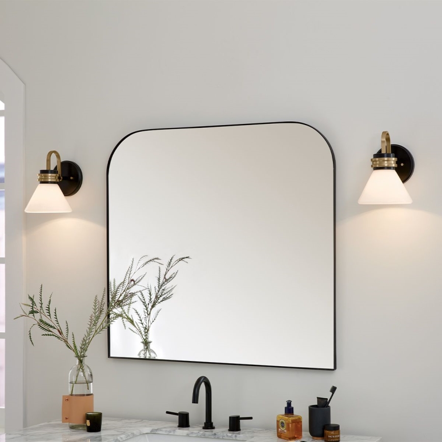 Kichler - LED zidna kupatilska lampa FARUM 1xG9/3W/230V IP44 crna/mesing