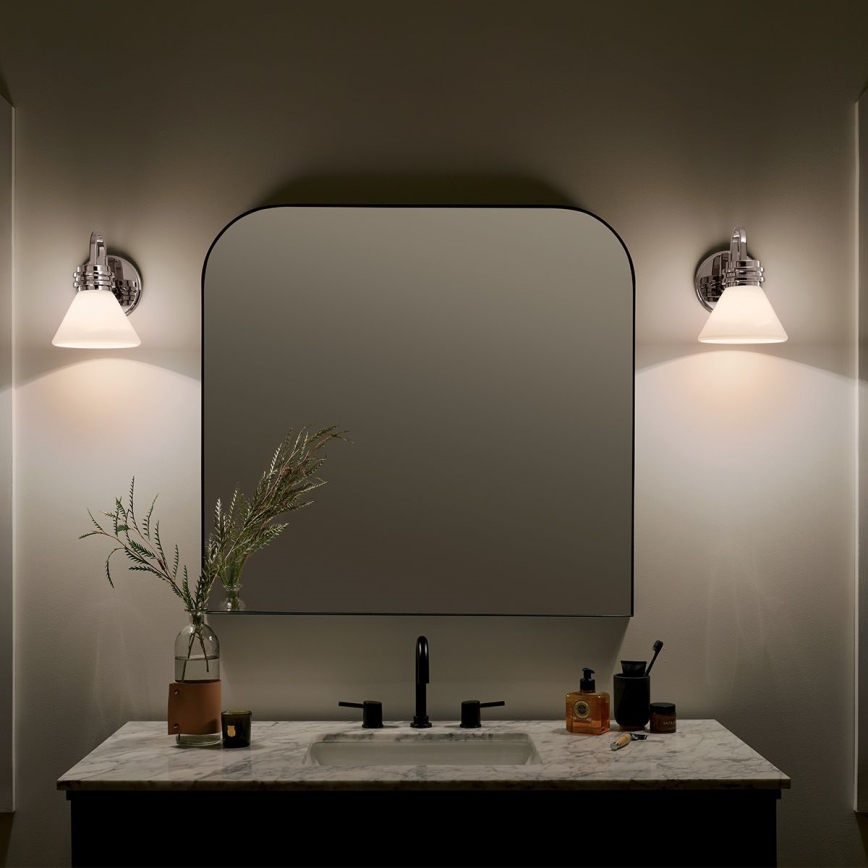 Kichler - LED zidna lampa za kupatilo FARUM 1xG9/3W/230V IP44, sjajni hrom