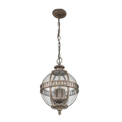Kichler - Spoljašnji luster na lancu HALLERON 3xE14/40W/230V IP44