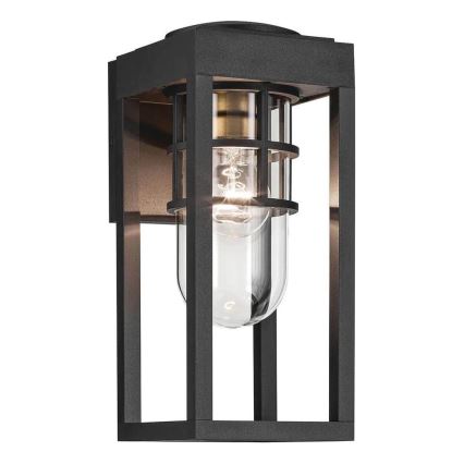 Kichler - Spoljna zidna svetiljka HONE S 1xE27/60W/230V IP44 crna