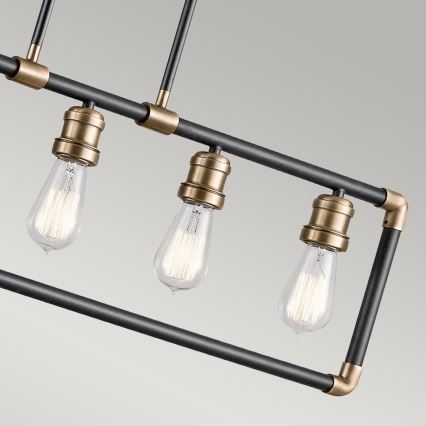 Kichler - Luster na stalku IMAHN 5xE27/60W/230V