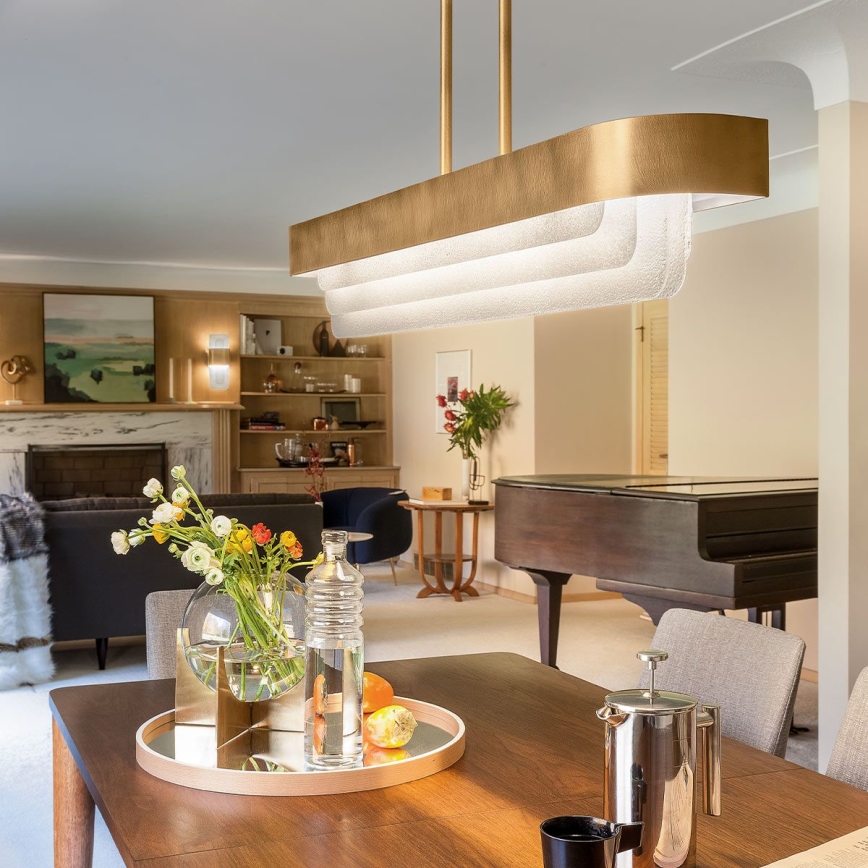 Kichler - SERENE LED luster na šipci 40W/230V, zlatna