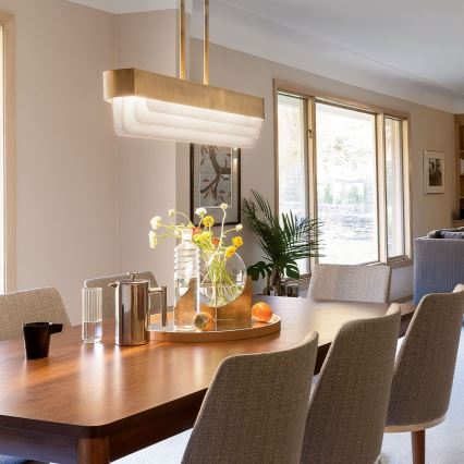 Kichler - SERENE LED luster na šipci 40W/230V, zlatna