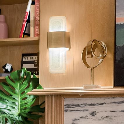 Kichler - LED zidna svetiljka SERENE LED/16W/230V mesing