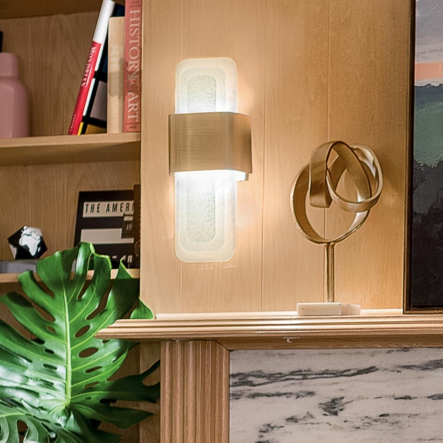 Kichler - LED zidna svetiljka SERENE LED/16W/230V mesing