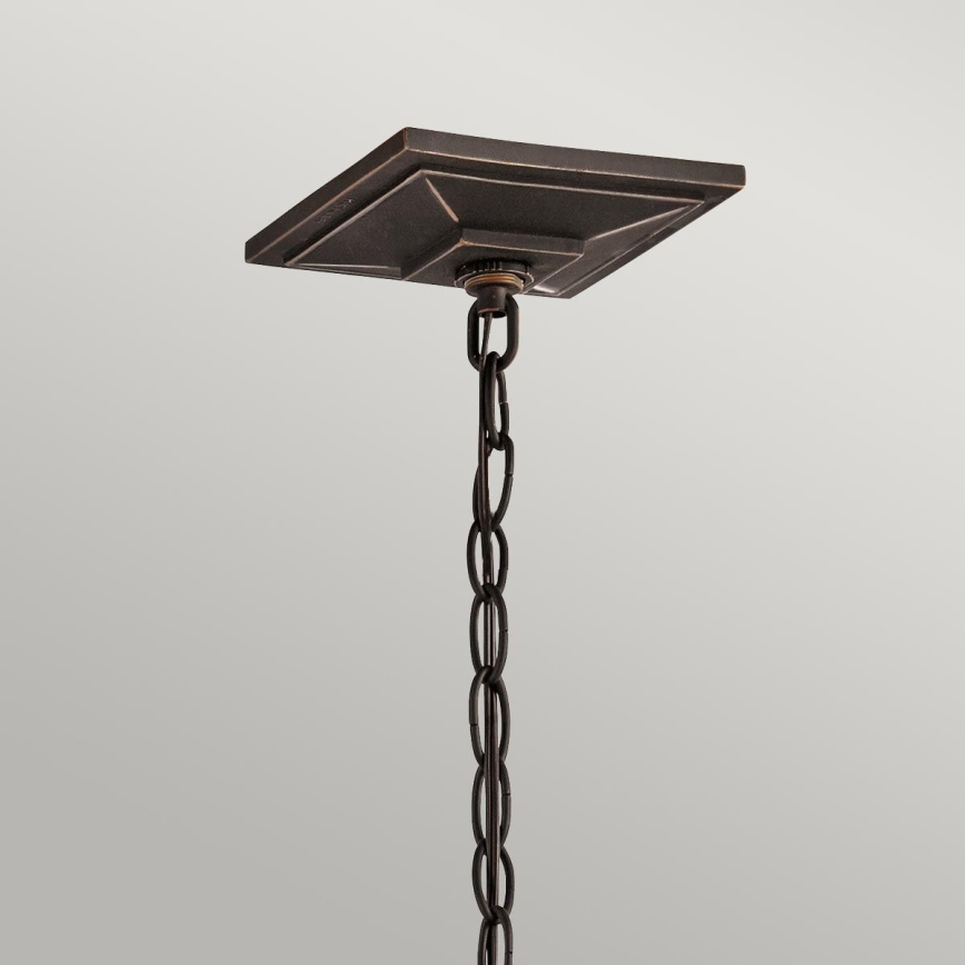 Kichler - Spoljni luster na lancu SOUTH HOPE 1xE14/60W/230V IP44
