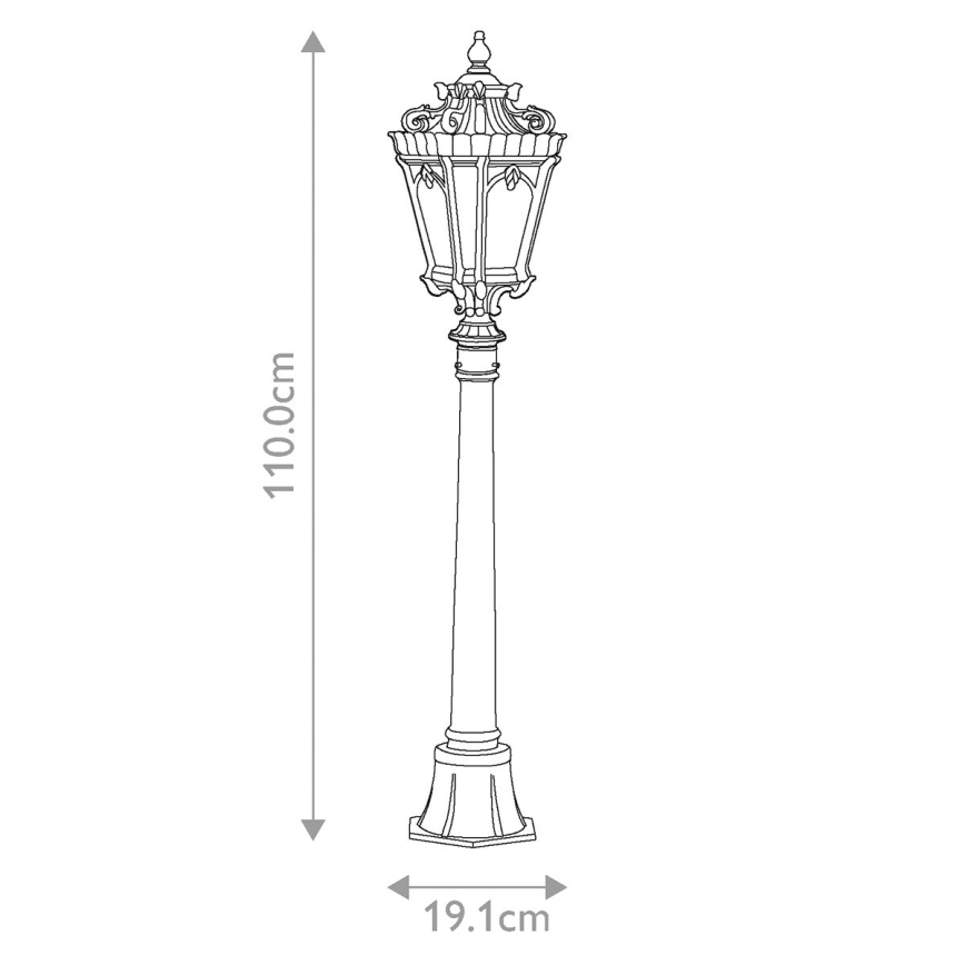 Kichler - Spoljna lampa TOURNAI 1xE27/60W/230V IP44 bronzana