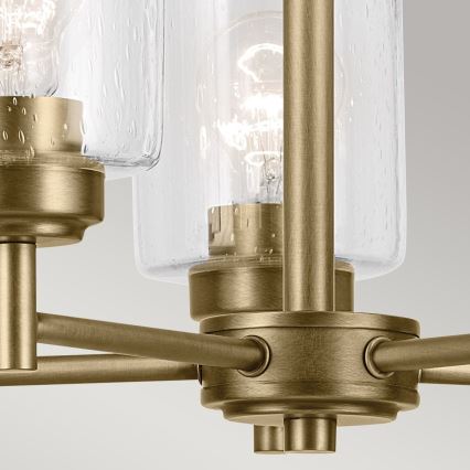 Kichler - Luster na lancu WINSLOW 5xE27/60W/230V Ø 50,2 cm mesing