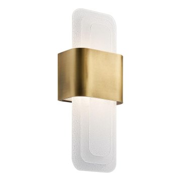 Kichler - LED zidna svetiljka SERENE LED/16W/230V mesing