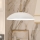 Kichler - Luster na lancu DELAROSA 1xE27/60W/230V bela/mesing