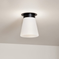 Kichler - plafonsko svetlo ALBERS 1xE27/40W/230V prečnika 21,6 cm crno