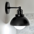 Kichler - Zidna lampa NIVA 1xE27/40W/230V crna