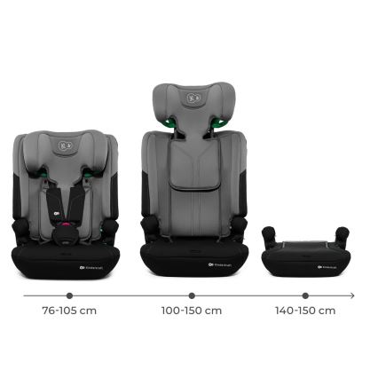 KINDERKRAFT - Auto-sedište I-COMFY i-Size 76-150 cm sivo